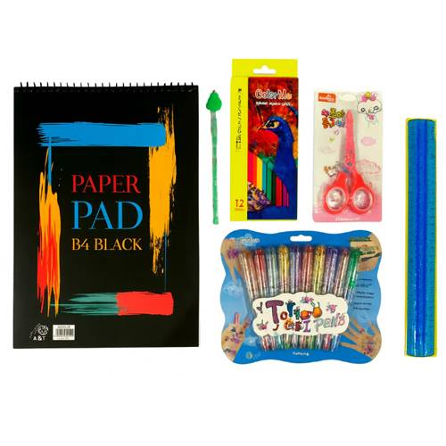 اي اند تي مجموعة قرطاسية 28حبة