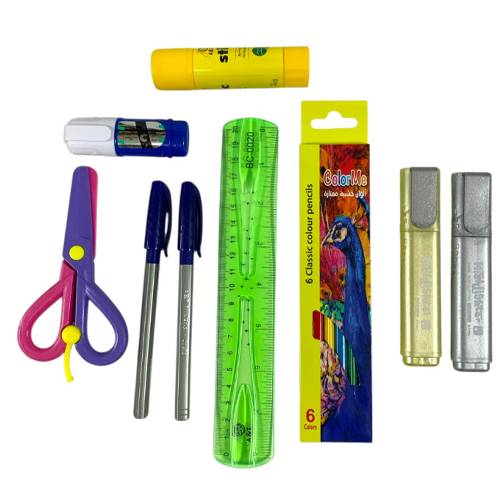 اي اند تي مجموعة قرطاسية 14حبة