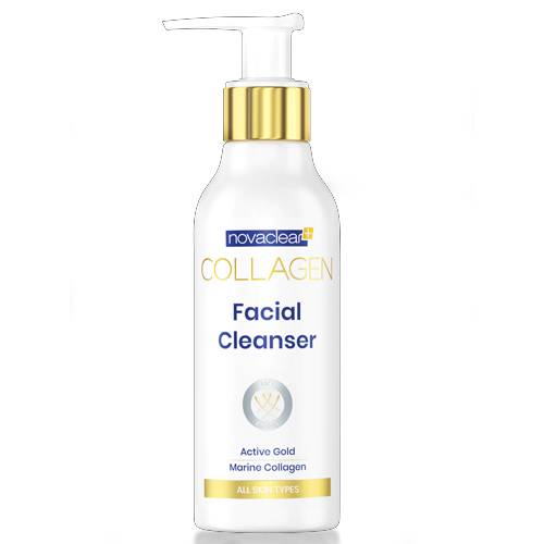 نوفاكلير+ غسول للوجه بالكولاجين لتنعيم وترطيب البشرة 150مل.G04193