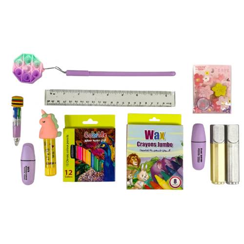 اي اند تي مجموعة قرطاسية 26حبة