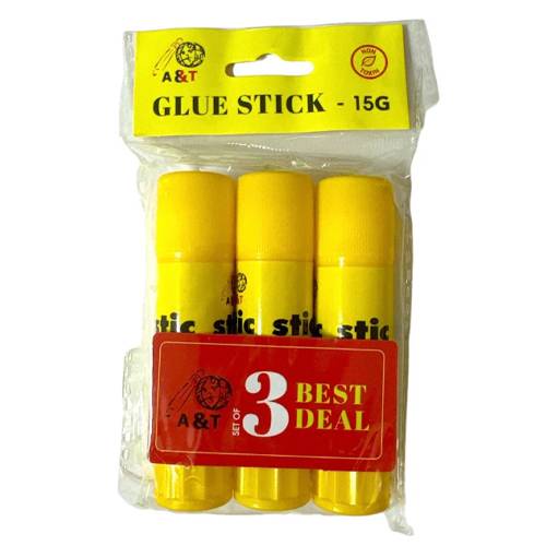 اي اند تي باكيدج صمغ ستيك 15جم 3حبة