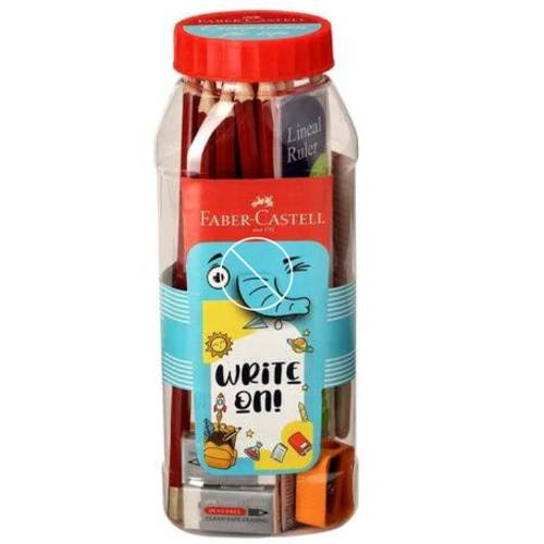 فيبر كاستل باكيدج قرطاسية مجموعة ادوات الكتابه 26قطعة