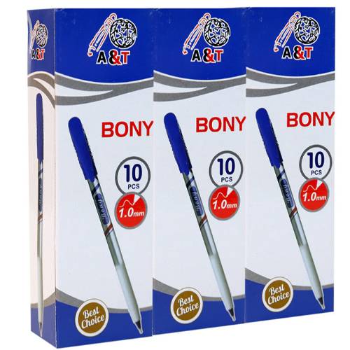 اي اند تي باكيدج اقلام حبر بوني 3في1