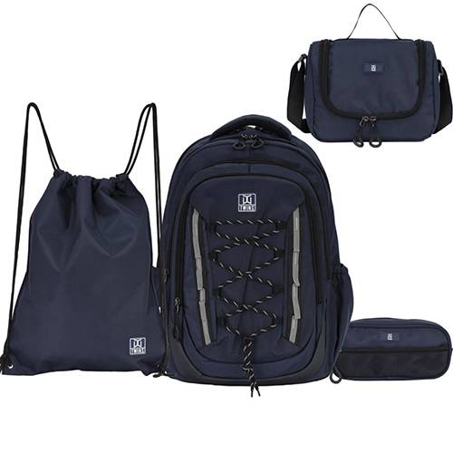 توينز مجموعة العودة الى المدرسة حقيبة ظهر مقلمة حقيبة اكل وحقيبة رياضة 4قطع #12