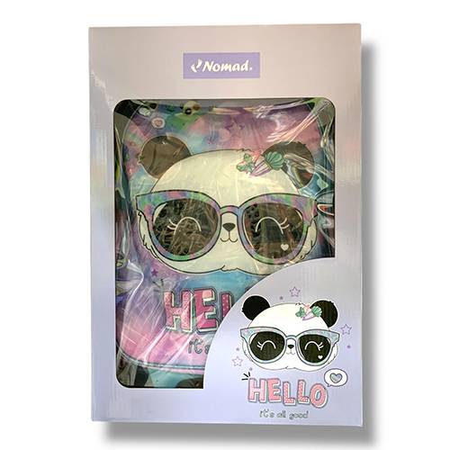 باندا بوكس العودة للمدرسة حقيبة ترولي كبيرة 16بوصة مقلمة حقيبة اكل لانش بوكس ومطارة ماء 5قطع