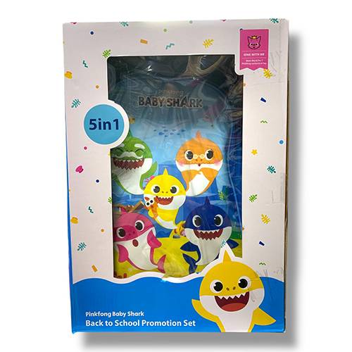 بيبي شارك بوكس العودة للمدرسة حقيبة ترولي كبيرة 18بوصة مقلمة حقيبة اكل لانش بوكس ومطارة ماء 5قطع