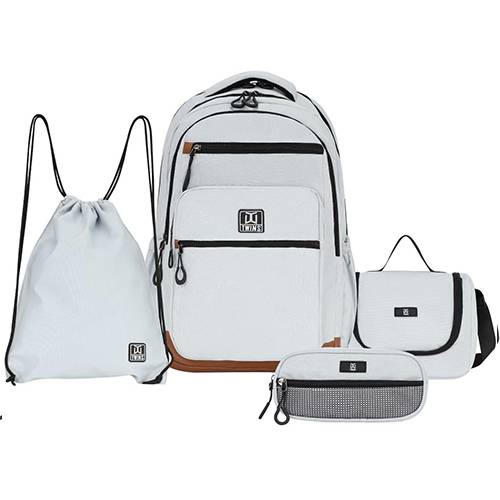 توينز مجموعة العودة الى المدرسة حقيبة ظهر مقلمة حقيبة اكل وحقيبة رياضة 4قطع #3