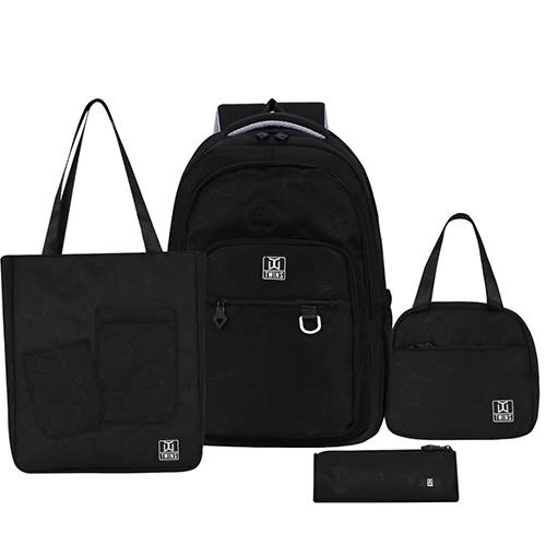 توينز مجموعة العودة الى المدرسة حقيبة ظهر مقلمة حقيبة اكل وحقيبة رياضة 4قطع #22