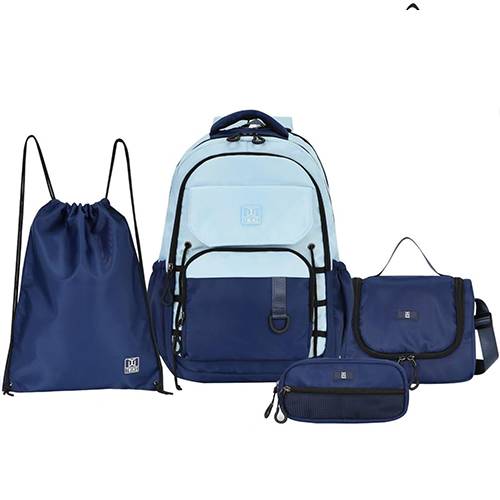 توينز مجموعة العودة الى المدرسة حقيبة ظهر مقلمة حقيبة اكل وحقيبة رياضة 4قطع #10