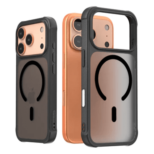 اراري جراب لهاتف ايفون 17 برو ماجسيف ثنائي الدرع اسود موديل رقم.IP25P-DUPAR-BK