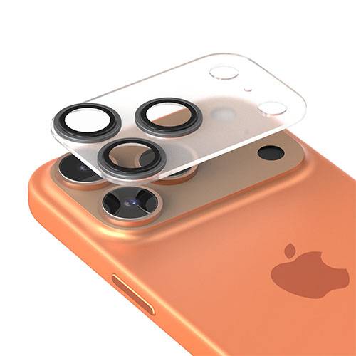 اراري واقي عدسة كاميرا لجهاز ايفون17 برو شفاف موديل رقم.IP25P-CSUB-CL