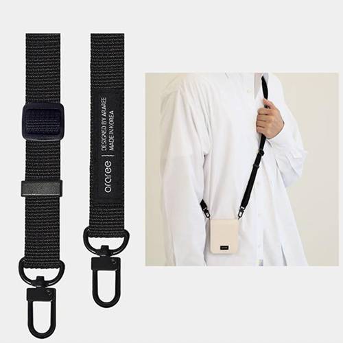 اراري حزام كتف رياضي اسود موديل رقم.STRAP-SH-BK