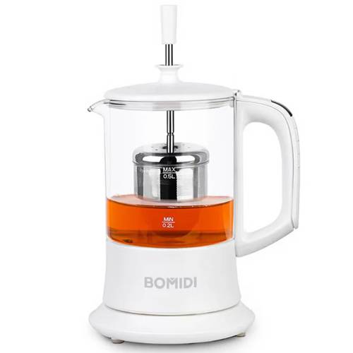 بوميدي غلاية كهربائية للشاي والقهوة 500مل ابيض موديل رقم.EK01-WHITE