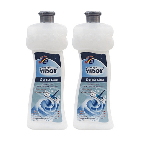 فيدوكس معطر عام مركز متعدد الاستعمالات برائحة الورد الابيض 725مل 2حبة