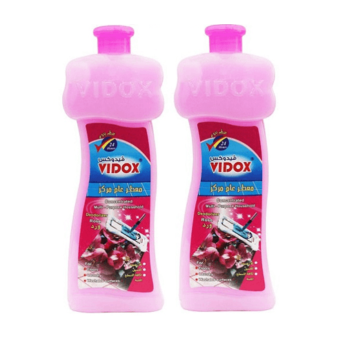 فيدوكس معطر عام مركز متعدد الاستعمالات برائحة الورد 725مل 2حبة