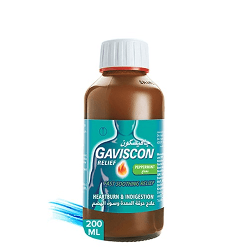 جافيسكون لتخفيف الحموضة وسوء الهضم بنكهة النعناع 200مل.111748