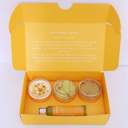 بوكس الورد والزعفران