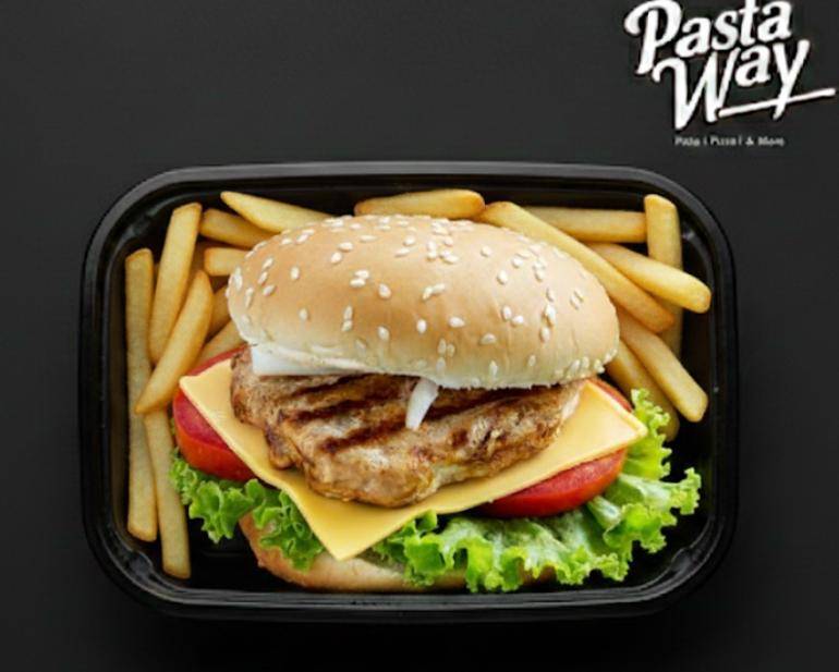 ساندويتش برجر دجاج