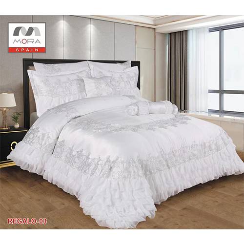 مورا ريغالو رقم.03 لحاف مجوز كينج 250x260سم 8قطع موديل رقم.J-1115