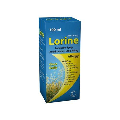 لورين شراب1مجم/1مل مضاد للهيستامين ممتد المفعول 100مل.G00088