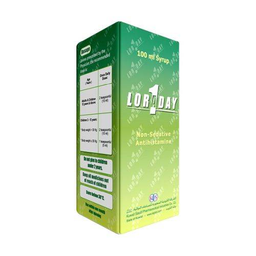  لوراداي شراب يخفف من العطس والحساسية 100مل.G02652
