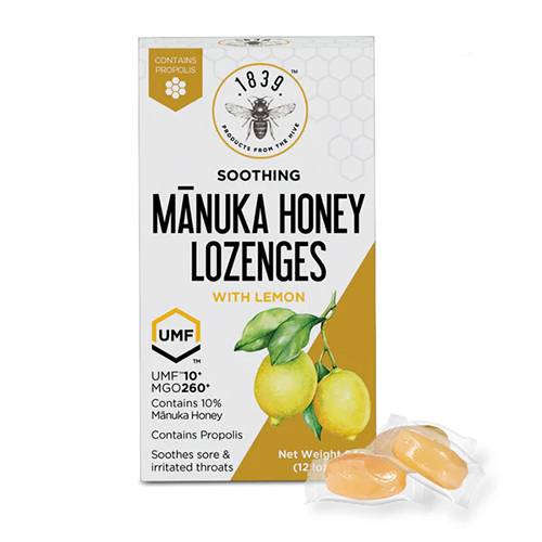 اقراص استحلاب عسل المانوكا بالليمون 12قرص استحلاب