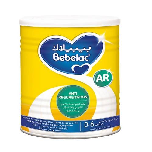 بيبيلاك ايه ار تركيبة حليب مضاد للارتجاع من0الى6اشهر 400جم