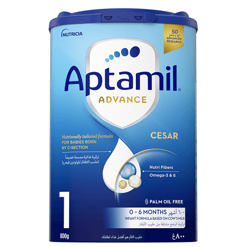 ابتاميل ادفانس سيزار 1 تركيبة حليب الرضع من0الي6اشهر 800جم