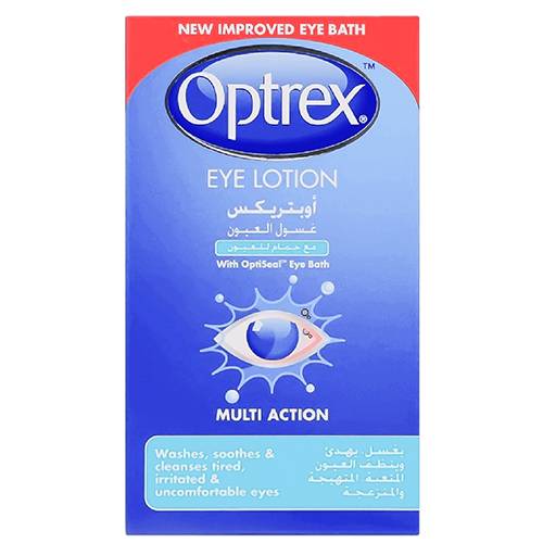 اوبتريكس غسول العين لترطيب تبريد وانتعاش العين المتهيجة 110مل.103256