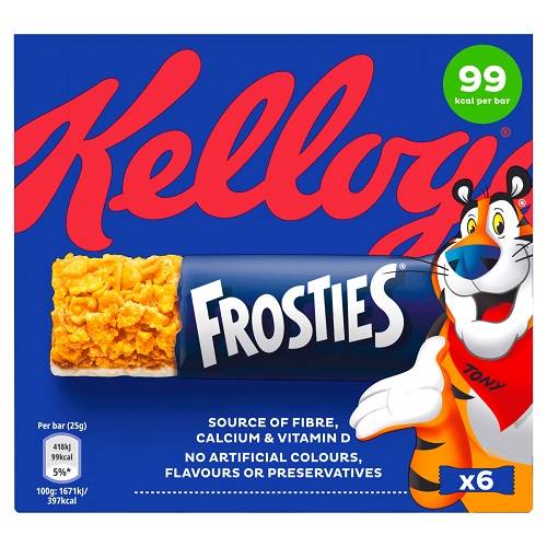 كيلوغز ألواح حبوب فروستيز 25جم 6قطع