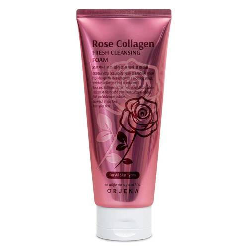 اورجينا غسول رغوي منعش للوجه بالورد والكولاجين 180مل.111386