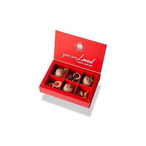 شوكليت فواكه 6حبه