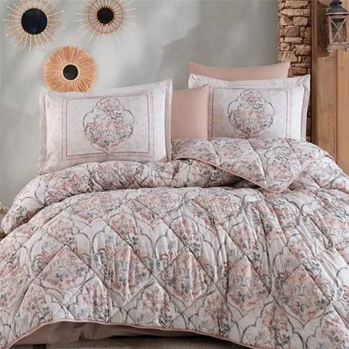 مورا كلاسي لحاف نفرين كينج 100% قطن 240x260سم 8قطع كوبر موديل رقم.J-1122