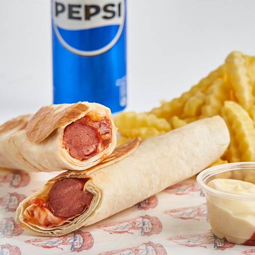 وجبة نقانق وجبن