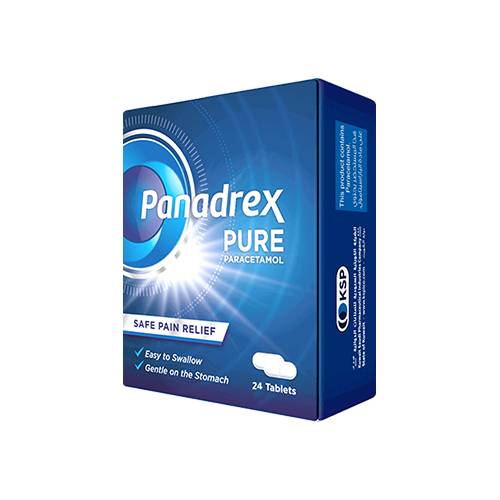 بانادريكس بيور باراسيتامول مسكن للالام وخافض للحرارة 500مجم 24قرص.107118