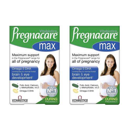 بريجنا كير ماكس مكمل غذائي كبسولات+اقراص للسيدات قبل واثناء الحمل 84قرص.103447