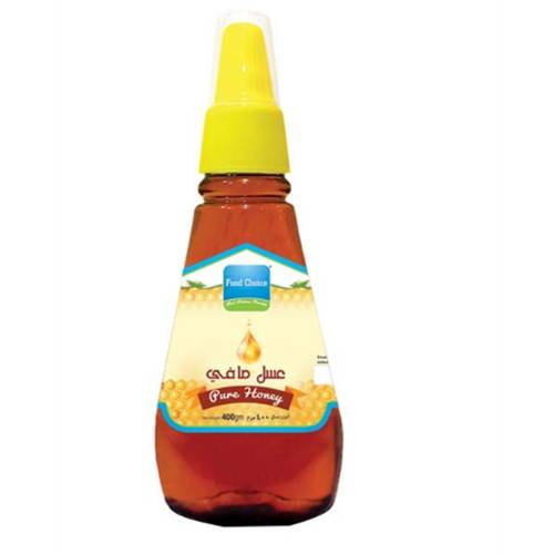 فود تشويس عسل نقي في زجاجة ضاغطة 400جم