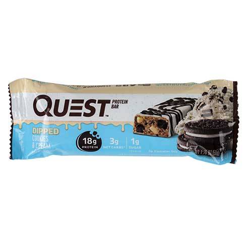 كويست بار لوح البروتين بنكهة الكوكيز والكريمة 60جم
