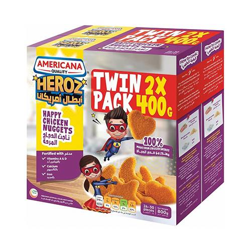 امريكانا هابى ناجتس 2علبة 400جم