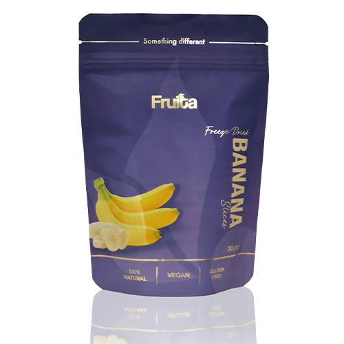 فروتا شرائح موز مجففة بالتجميد 30جم