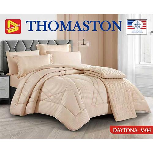 توماستون ديتونا رقم.v04 لحاف مجوز كينج 240x260سم 7قطع موديل رقم.J-1126