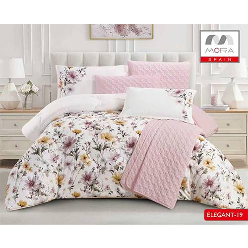 مورا اليجانت رقم.19 لحاف مجوز كينج 240x260سم 7قطعة موديل رقم.J-1125