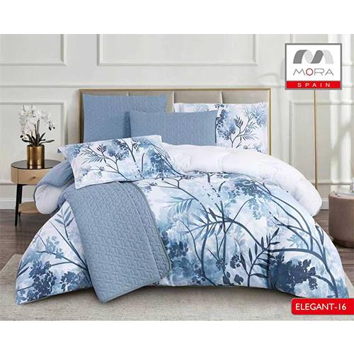 مورا اليجانت رقم.16 لحاف مجوز كينج 240x260سم 7قطع موديل رقم.J-1125