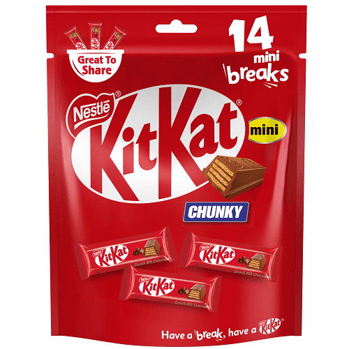 كيت كات تشانكي شوكولاتة ميني 14حبة 224جم عرض خاص