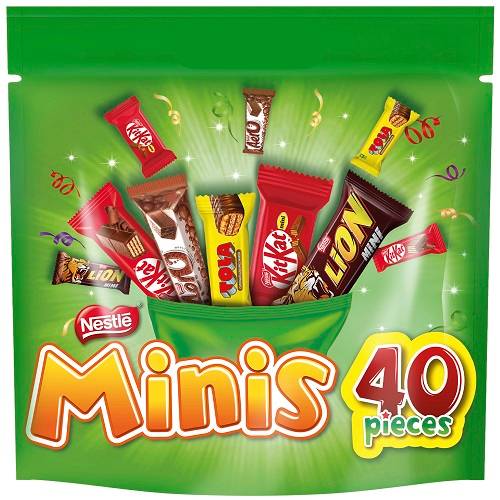 نستله شوكولاتة ميني ميكس 40حبة 495.5جم