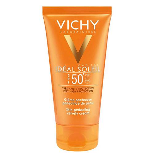 فيشي كابيتال ايديال سوليل كريم مخملي مثالي للبشرة واقي من الشمس بمعامل حماية50+ 50مل.101425