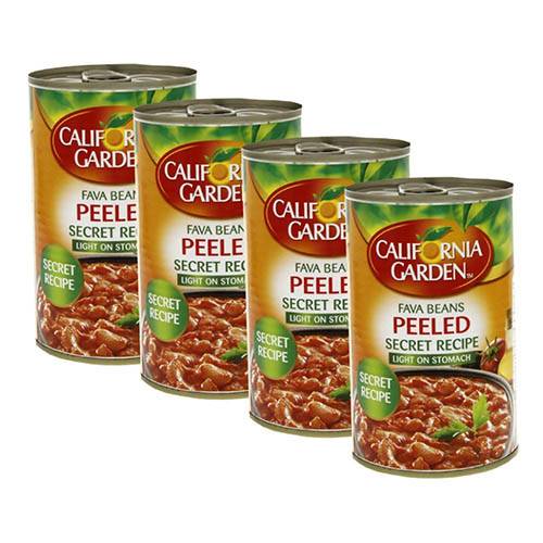 كاليفورنيا جاردن فول مدمس مقشر 4×450جم