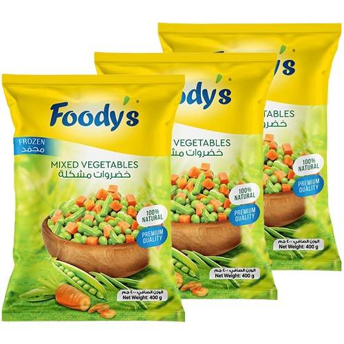 فوديز خضار مشكلة 400جم 3حبة