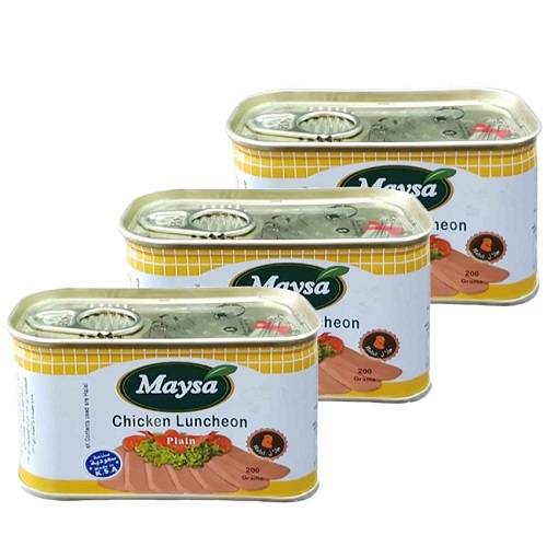 ميسا لانشون دجاج سادة 200جم 3حبة