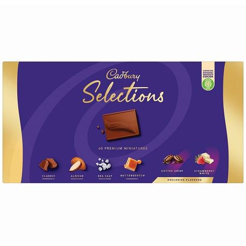 كادبوري سيلكشنز شوكولاتة ميني متنوعة 600جم